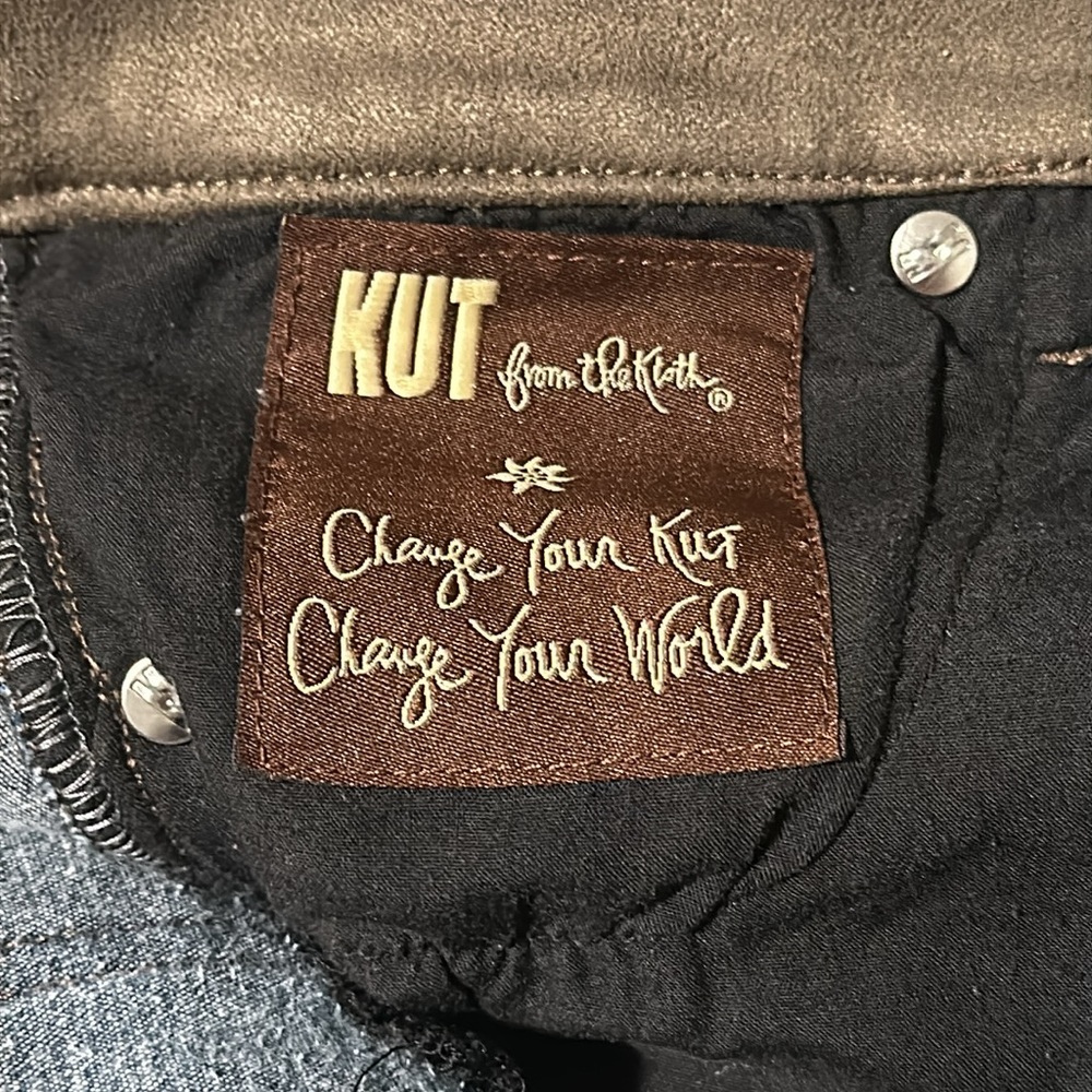 Toothpick skinny faux suede pants - Picture 9 of 10